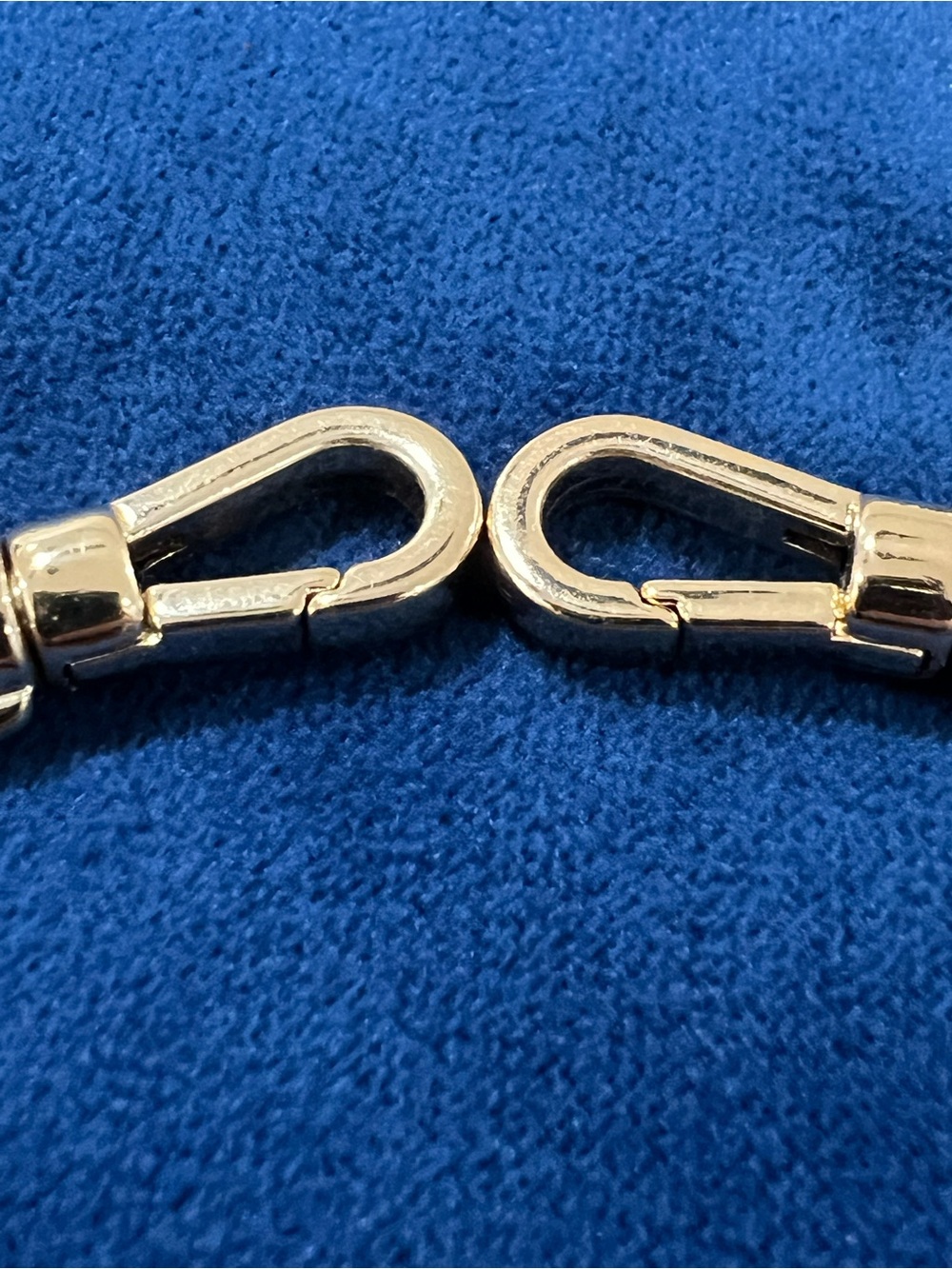 Kate Spade Gold-Tone Curb Chain Short Shoulder Strap / Bag Extender 16.5" - Picture 4 of 9